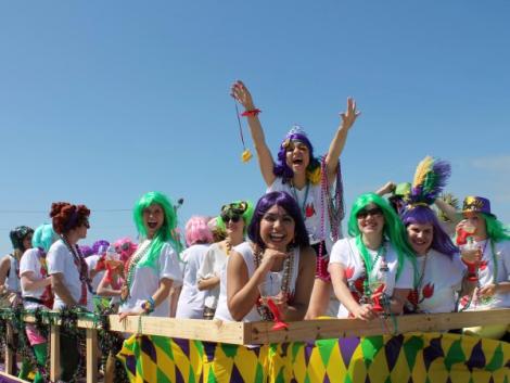 Mardi Gras Parade 2014-Crystal Beach, Texas